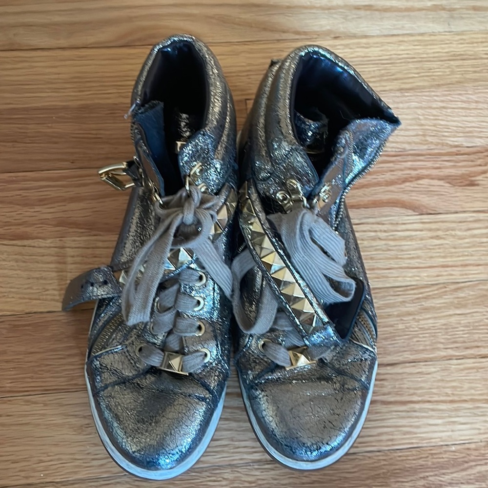 Metallic Gold Michael Kors Sneakers size 9